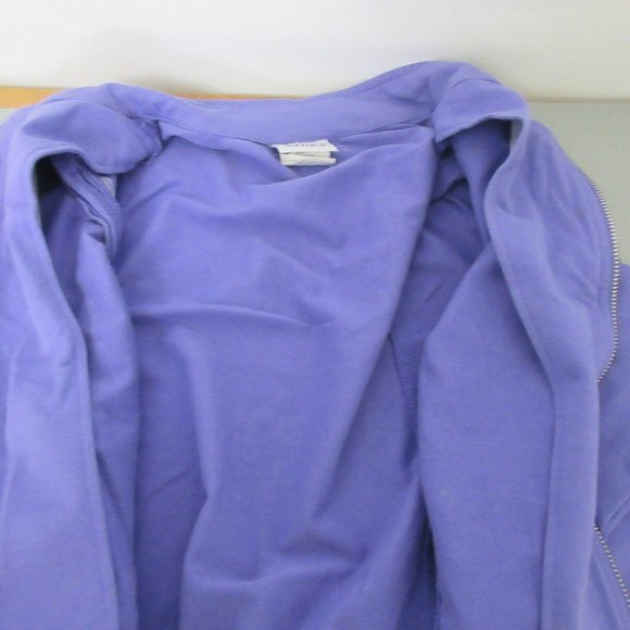 Vintage Links Casual Jacket Size X-Large Purple Full Zip Cotton Blend Pockets - Picture 6 of 6